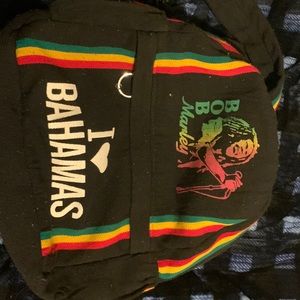 Bob Marley backpack purchased in the Bahamas